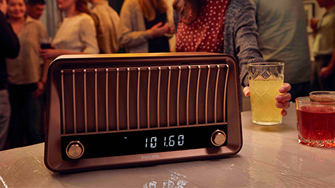 Винтажная Bluetooth-колонка Philips с радио - TAVS700