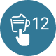 До 12 напоїв, піктограма